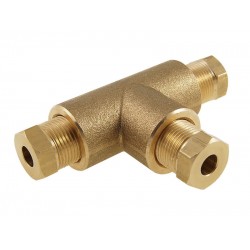 COPPER PIPE T COUPLING Ø6X6X6 MM