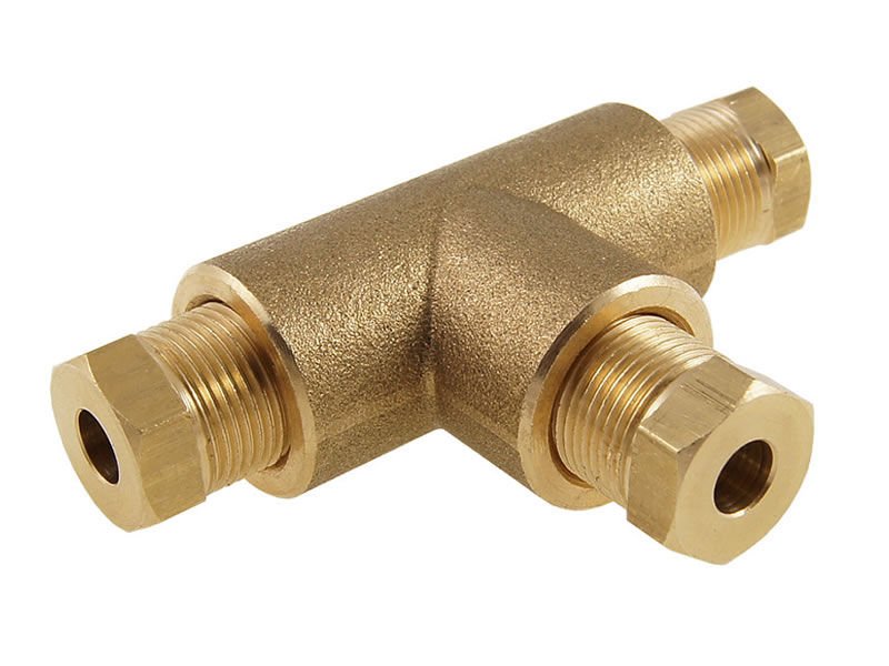 COPPER PIPE T COUPLING Ø6X6X6 MM