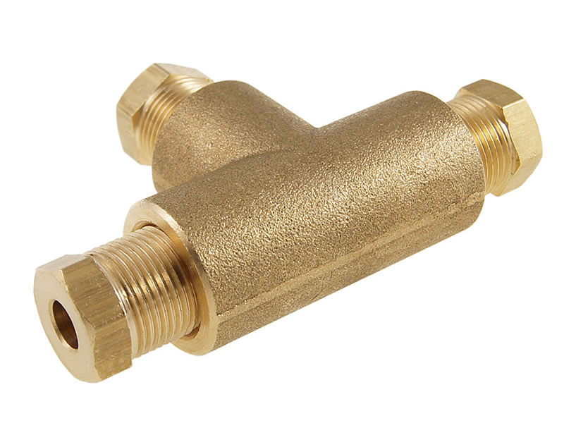 COPPER PIPE T COUPLING Ø6X6X6 MM