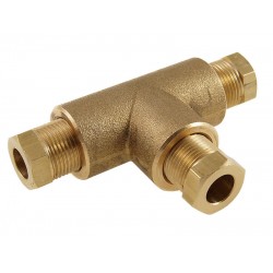 COPPER PIPE T COUPLING Ø8X8X8 MM