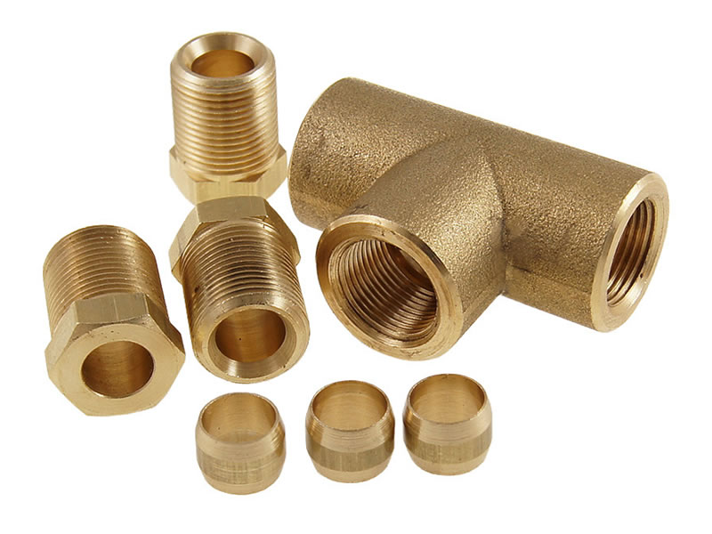 COPPER PIPE T COUPLING Ø8X8X8 MM