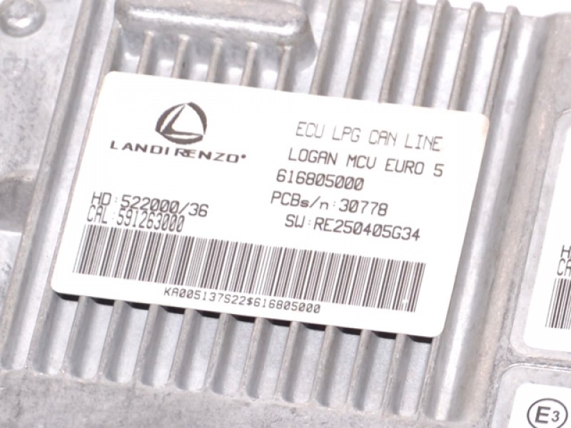 LANDI RENZO EURO 5 ECU FOR DACIA LOGAN WITH FACTORY LPG SYSTEM