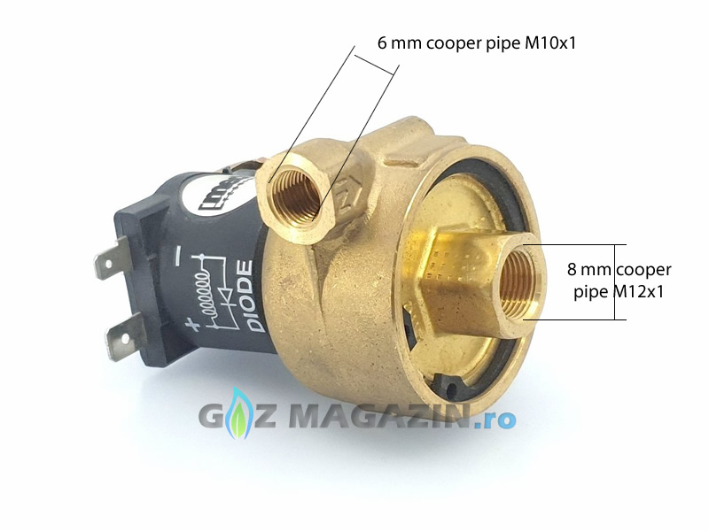 LANDI RENZO MED 71 SOLENOID VALVE MAJORED - 6X8 MM