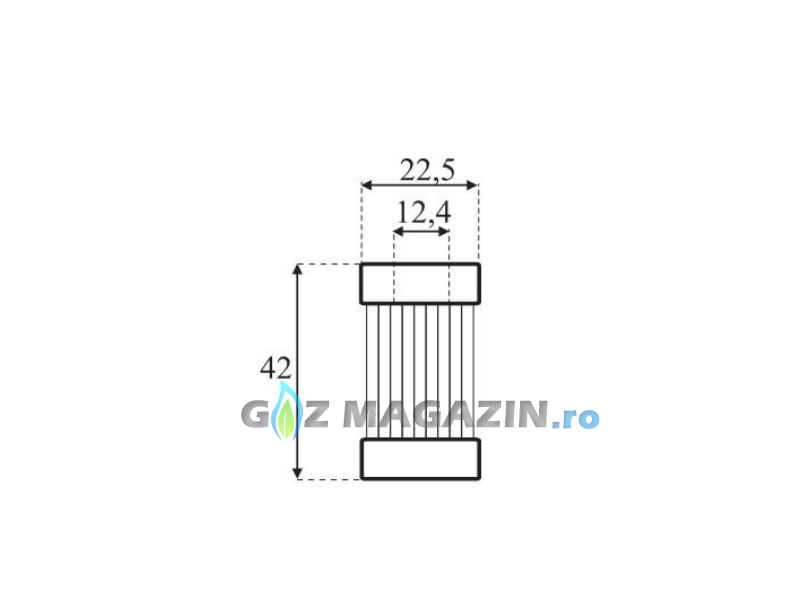 VIALLE CHROME-NICKEL LPG FILTER