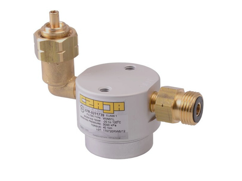 CZAJA WW01L LIQUID PHASE FILTER FOR FORKLIFT / GAS BOTTLE (W21.8L) CZAJA WW01L LIQUID PHASE FILTER FOR FORKLIFT / GAS BOTTLE (W21.8L)
