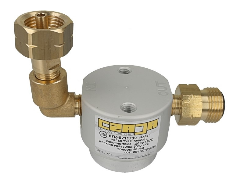 CZAJA WW01L LIQUID PHASE FILTER FOR FORKLIFT / GAS BOTTLE (W21.8L) CZAJA WW01L LIQUID PHASE FILTER FOR FORKLIFT / GAS BOTTLE (W21.8L)