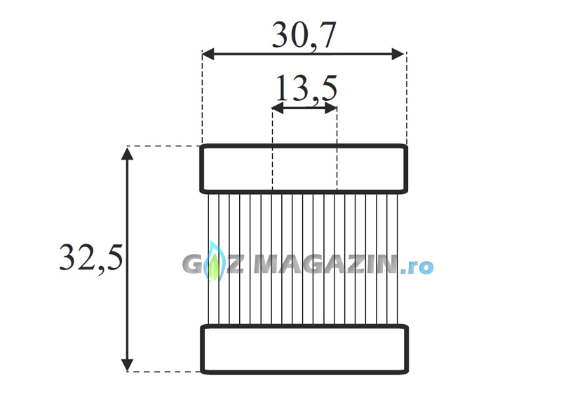 IMPCO FORKLIFT LPG FILTER FOR TOYOTA