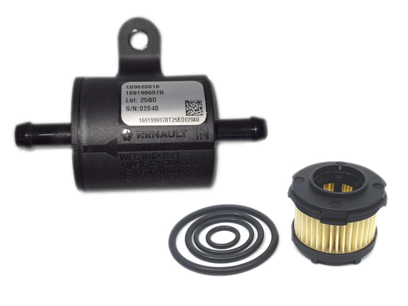 DACIA DUSTER III 1.O TCE ECO-G, RENAULT CAPTUR II LPG FILTERS SET (169199697R, 169192173R)