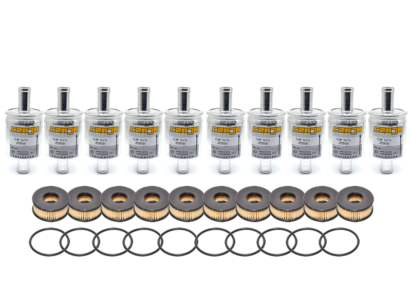 LANDI RENZO LPG FILTER PACK X 10 PCS (POLYESTER)