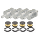 LANDI RENZO FILTERS SET FOR DACIA WITH FACTORY LPG SYSTEM (year 2020) PACK X 4 PCS (Bulpren)
