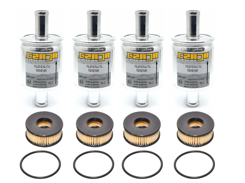 LANDI RENZO LPG FILTER PACK X 4 PCS (PAPER)