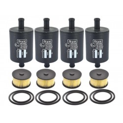 LANDI RENZO FILTERS SET FOR DACIA WITH FACTORY LPG SYSTEM (year 2020) PACK X 4 PCS