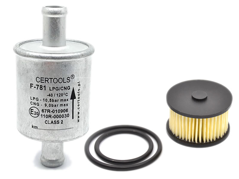 LANDI RENZO FILTERS SET FOR DACIA 1,2-1,6 WITH FACTORY LPG SYSTEM (Bulpren)