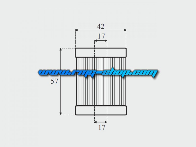 BRC FJ1HE FILTER CARTRIDGE (FYBER GLASS)