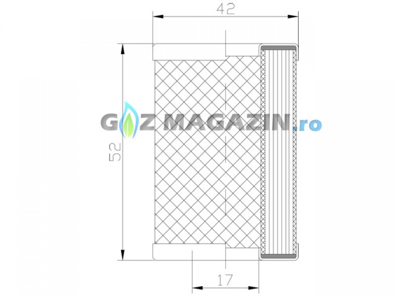 LOVATO FILTER CARTRIDGE (POLYESTER)