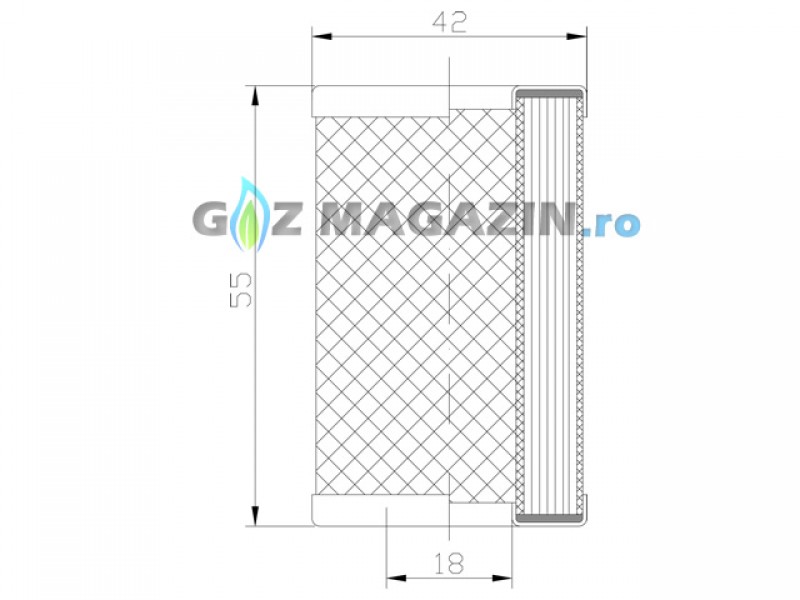 VALTEK/MATRIX FILTER CARTRIDGE (POLYESTER)