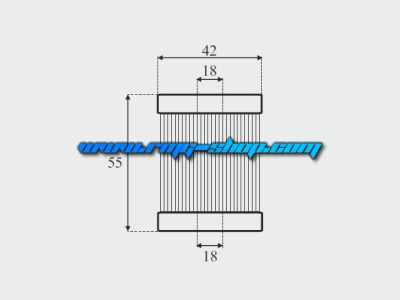 VALTEK / MILANO FILTER ELEMENT - PACK X 10 PCS (POLYESTER)