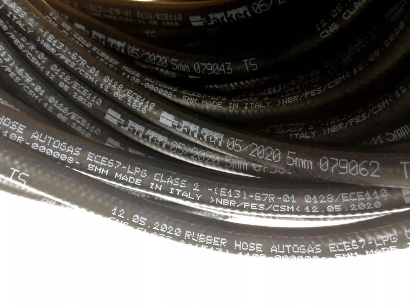 LPG / VACUUM HOSE 5x10.5 MM (PARKER)