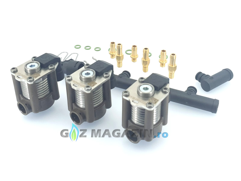 AC W03 - 3 CYLINDER INJECTOR RAIL (With elbows)