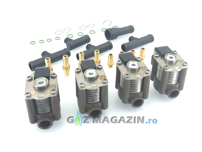 AC W03 - 4 CYLINDER INJECTOR RAIL (With elbows)