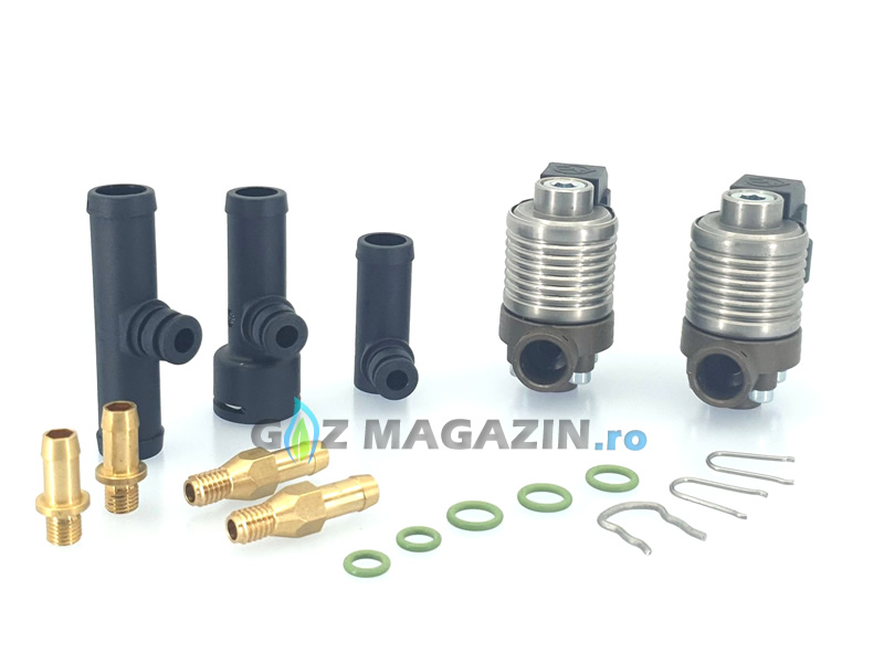 AC W031 BFC - 2 CYLINDER INJECTOR RAIL (WITH ELBOWS)