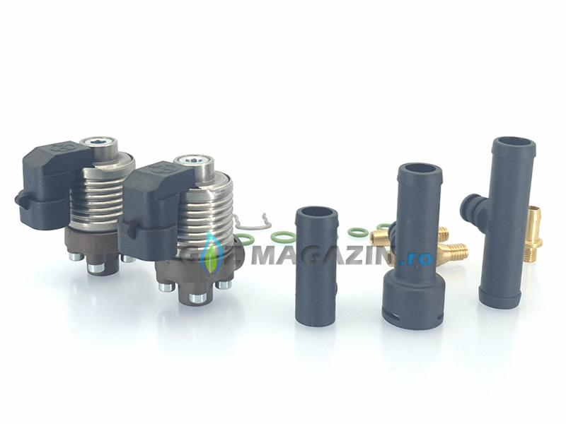 AC W031 BFC - 2 CYLINDER INJECTOR RAIL (WITH ELBOWS)