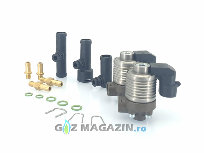 AC W031 BFC - 2 CYLINDER INJECTOR RAIL (WITH ELBOWS)