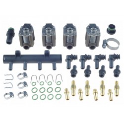 AC W03 - 4 CYLINDER INJECTOR RAIL (With manifold)