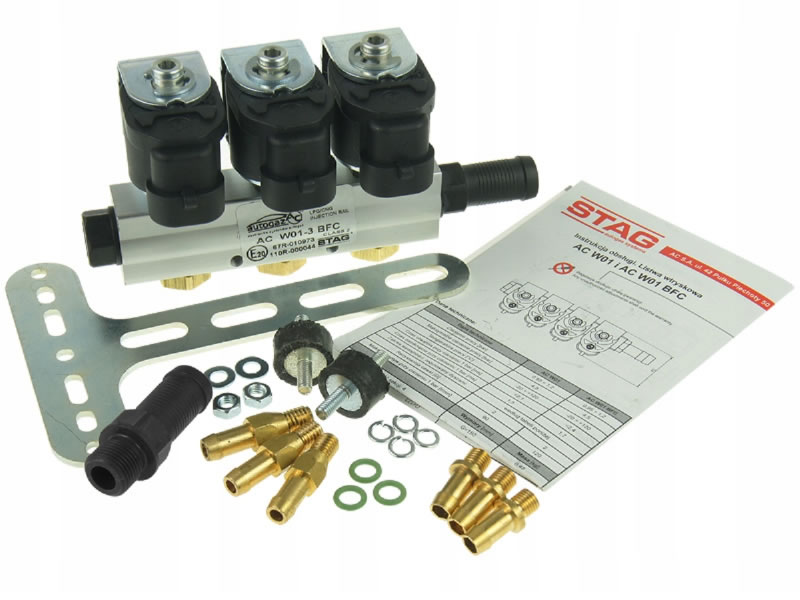 AC W01 BFC (2 OHM) 3 CYLINDER INJECTOR RAIL