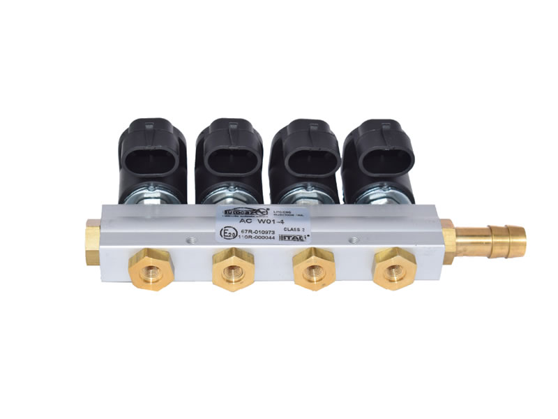 AC W01 (2 OHM) 4 CYLINDER INJECTOR RAIL