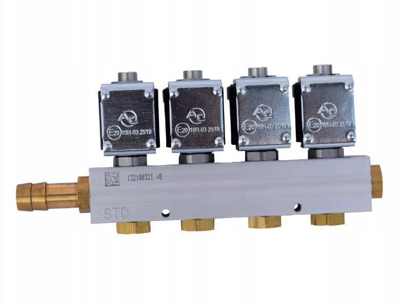 AC W01 (2 OHM) 4 CYLINDER INJECTOR RAIL