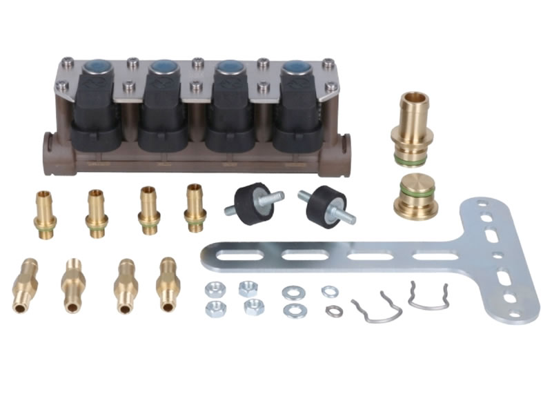 AC W02 - 4 CYLINDER INJECTOR RAIL