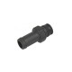 AC W02 RAIL PLASTIC INLET SOCKET D. 12 MM