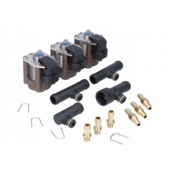 AC W03 - 3 CYLINDER INJECTOR RAIL (With elbows)