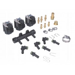 AC W03 - 3 CYLINDER INJECTOR RAIL (With manifold)