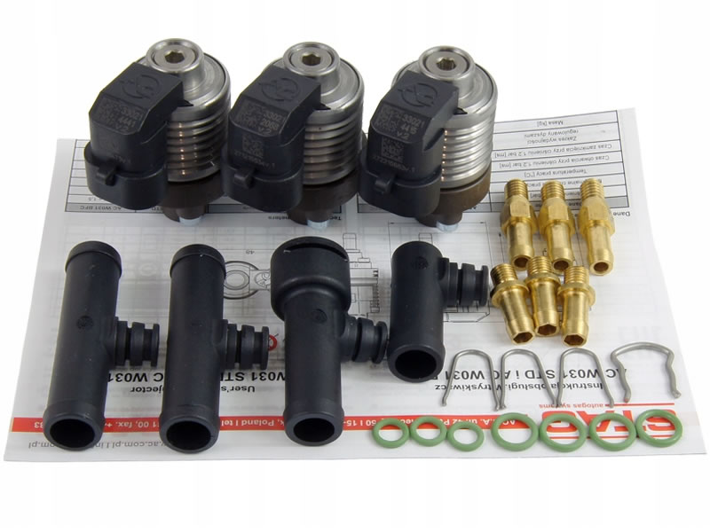 AC W031 STD - 3 CYLINDER INJECTOR RAIL