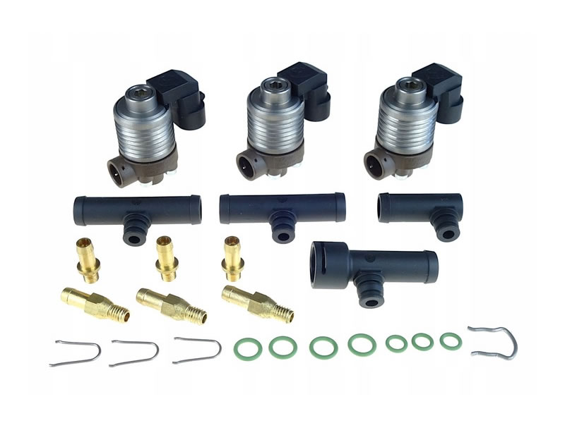 AC W031 STD - 3 CYLINDER INJECTOR RAIL