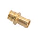 AC W02 RAIL BRASS INLET SOCKET D. 12 MM
