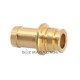 AC W02 RAIL BRASS INLET SOCKET D. 12 MM