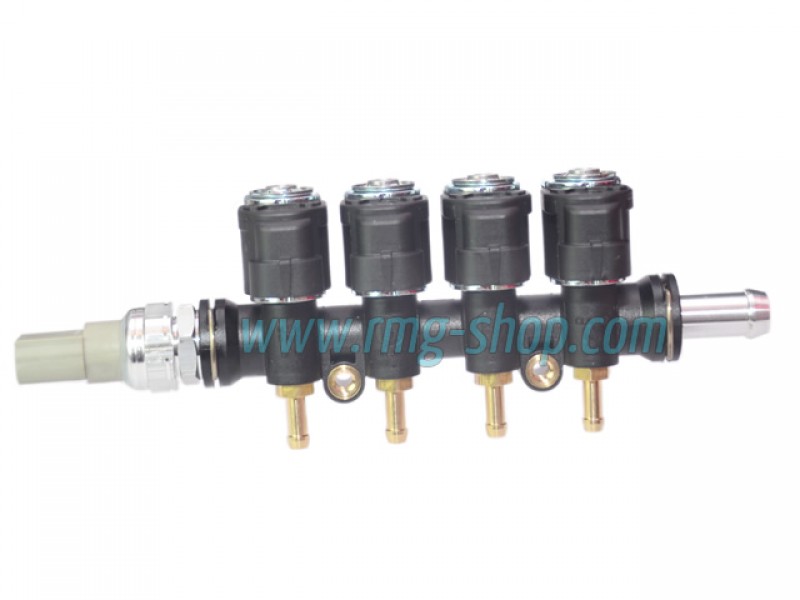 RAMPA 4 INJECTOARE BRC GP13 + SENZOR SENSATA