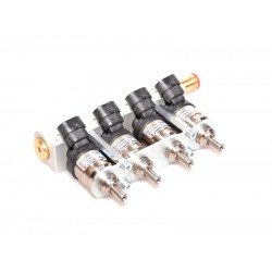HANA H2001 GOLD 4 CYLINDERS SET - ALUMINIUM RAIL