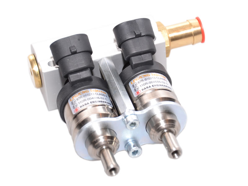 HANA H2001 GOLD 2 CYLINDERS SET - ALUMINIUM RAIL