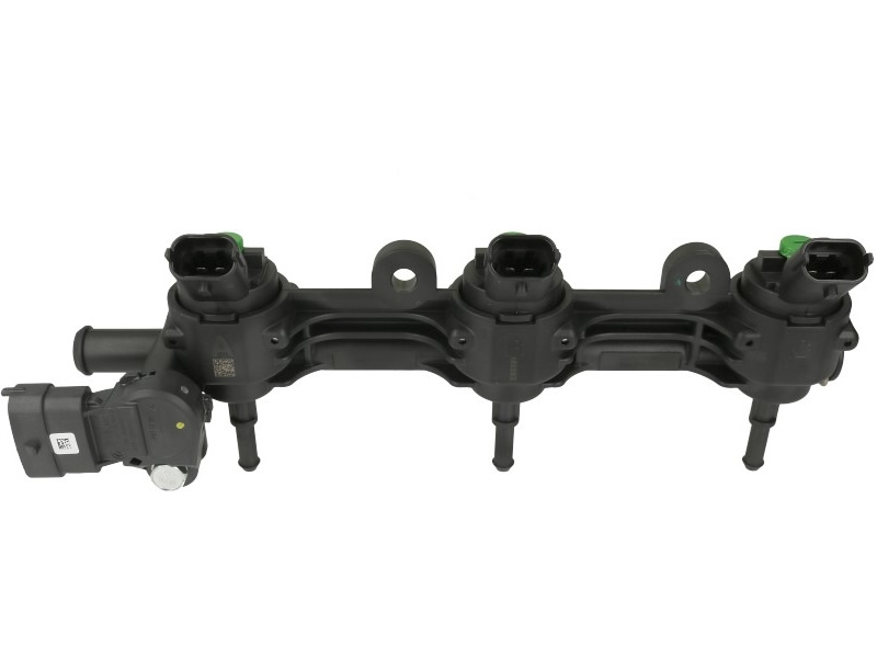 LANDI RENZO GIRS 12 TYPE S - GREEN 3 CYLINDER RAIL + PRESSURE SENSOR DELLORTO (WITHOUT WATER CIRCUIT)