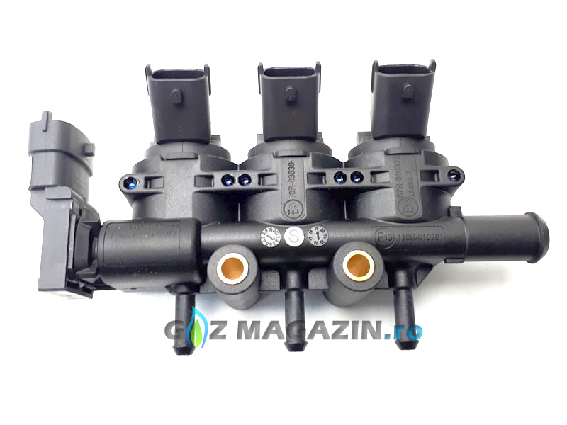 DACIA, RENAULT LANDI RENZO GIRS 12 TYPE S 3 CYLINDERS INJECTOR RAIL AND PRESSURE SENSOR T-MAPC97