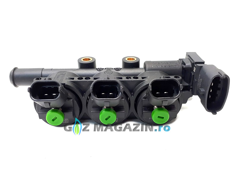 DACIA, RENAULT LANDI RENZO GIRS 12 TYPE S 3 CYLINDERS INJECTOR RAIL AND PRESSURE SENSOR T-MAPC97