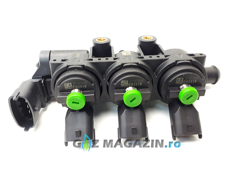DACIA, RENAULT LANDI RENZO GIRS 12 TYPE S 3 CYLINDERS INJECTOR RAIL AND PRESSURE SENSOR T-MAPC97