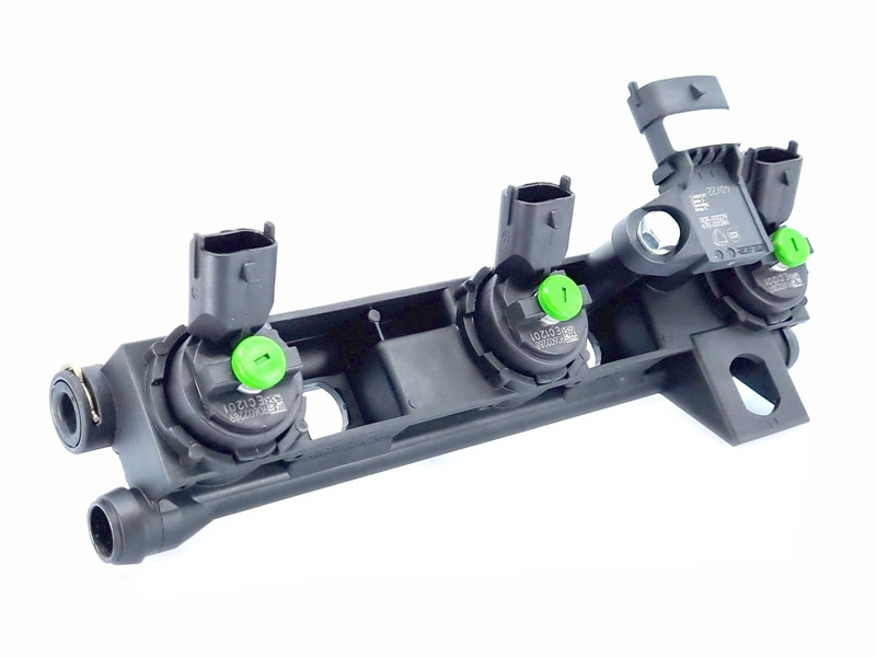 DACIA, RENAULT ECO EVO 3 CYLINDERS LPG INJECTION RAIL 17 52 346 84R