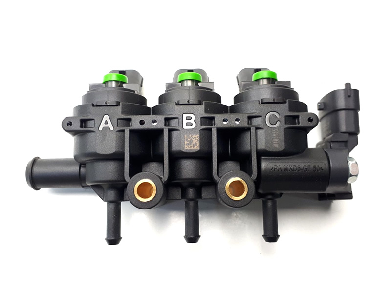 DACIA, RENAULT LANDI RENZO GIRS 12 TYPE S 3 CYLINDERS INJECTOR RAIL AND PRESSURE SENSOR T-MAPC97