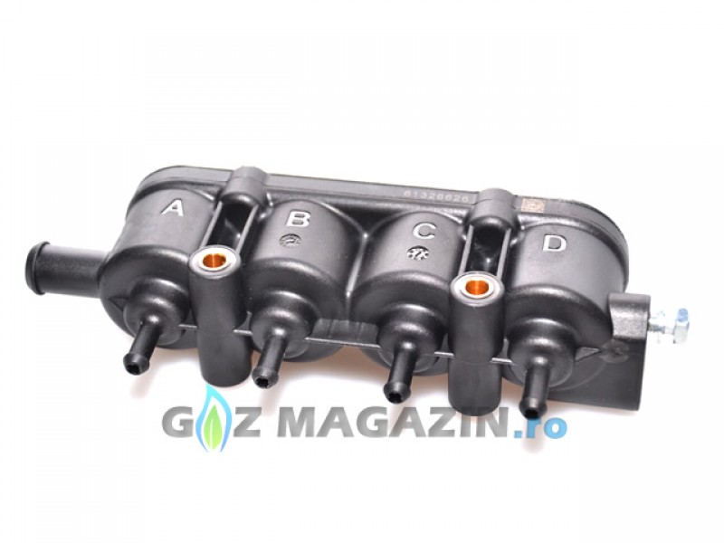 LANDI RENZO MED 4 CYLINDER RAIL WITH BOSCH SENSOR SOCKET