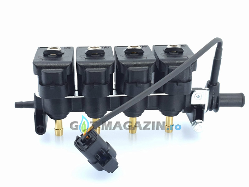 TARTARINI EVO 08 -  4 CYLINDER INJECTOR RAIL (BLACK)